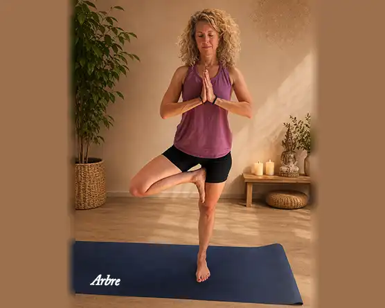 Position de l'arbre - Hatha Yoga - MPT la Mède